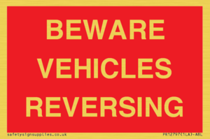 PR12797: BEWARE VEHICLES REVERSING