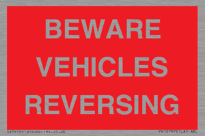 PR12797: BEWARE VEHICLES REVERSING