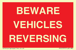 PR12797: BEWARE VEHICLES REVERSING