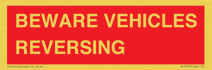 PR12797: BEWARE VEHICLES REVERSING