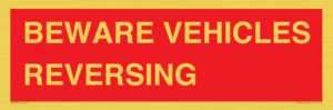 PR12797: BEWARE VEHICLES REVERSING