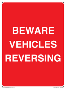 PR12797: BEWARE VEHICLES REVERSING