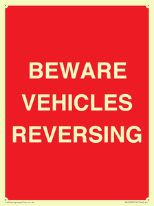 PR12797: BEWARE VEHICLES REVERSING