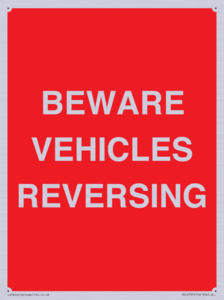 PR12797: BEWARE VEHICLES REVERSING