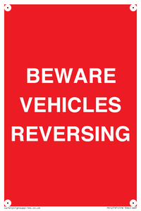 PR12797: BEWARE VEHICLES REVERSING