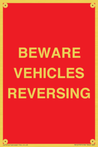 PR12797: BEWARE VEHICLES REVERSING