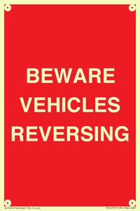 PR12797: BEWARE VEHICLES REVERSING