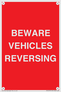 PR12797: BEWARE VEHICLES REVERSING