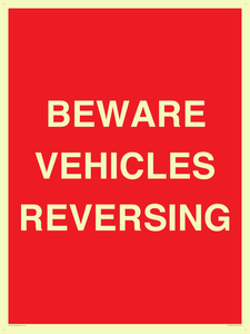 PR12797: BEWARE VEHICLES REVERSING
