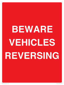 PR12797: BEWARE VEHICLES REVERSING