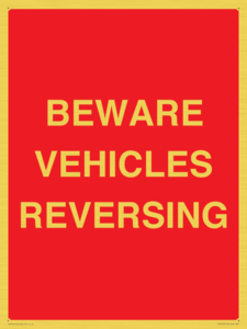 PR12797: BEWARE VEHICLES REVERSING