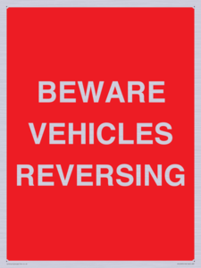 PR12797: BEWARE VEHICLES REVERSING