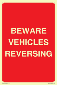 PR12797: BEWARE VEHICLES REVERSING