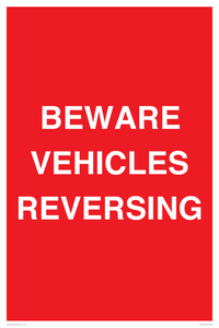 PR12797: BEWARE VEHICLES REVERSING