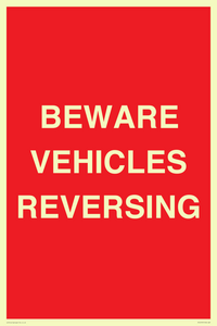PR12797: BEWARE VEHICLES REVERSING