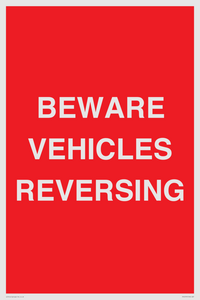 PR12797: BEWARE VEHICLES REVERSING