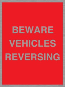 PR12797: BEWARE VEHICLES REVERSING