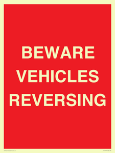 PR12797: BEWARE VEHICLES REVERSING
