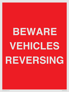 PR12797: BEWARE VEHICLES REVERSING