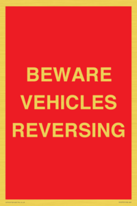 PR12797: BEWARE VEHICLES REVERSING