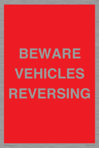 PR12797: BEWARE VEHICLES REVERSING