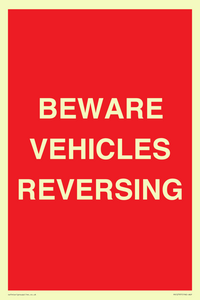 PR12797: BEWARE VEHICLES REVERSING