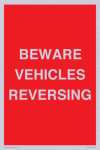 PR12797: BEWARE VEHICLES REVERSING