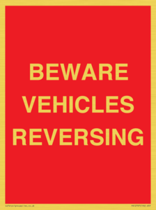 PR12797: BEWARE VEHICLES REVERSING