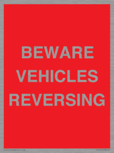 PR12797: BEWARE VEHICLES REVERSING