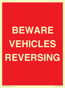 PR12797: BEWARE VEHICLES REVERSING