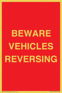 PR12797: BEWARE VEHICLES REVERSING