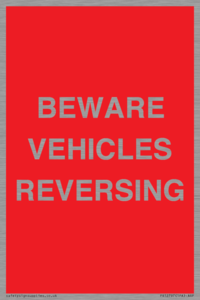 PR12797: BEWARE VEHICLES REVERSING