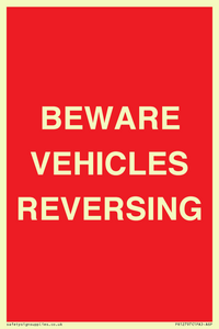 PR12797: BEWARE VEHICLES REVERSING