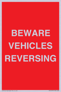 PR12797: BEWARE VEHICLES REVERSING