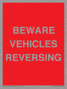 PR12797: BEWARE VEHICLES REVERSING