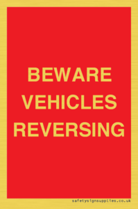 PR12797: BEWARE VEHICLES REVERSING