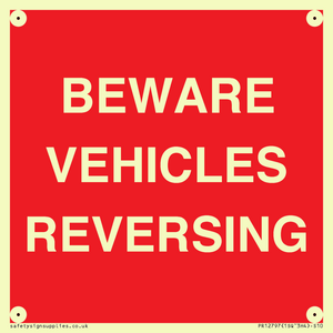 PR12797: BEWARE VEHICLES REVERSING