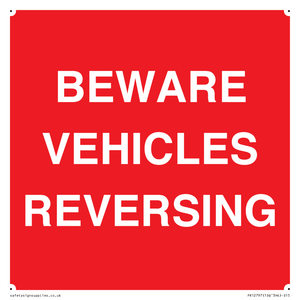 PR12797: BEWARE VEHICLES REVERSING