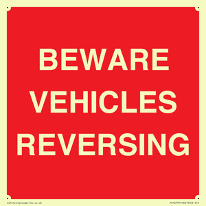 PR12797: BEWARE VEHICLES REVERSING