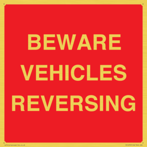 PR12797: BEWARE VEHICLES REVERSING