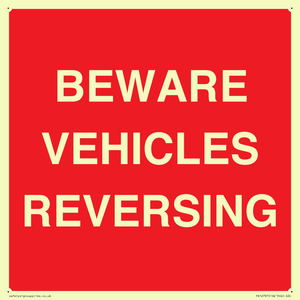 PR12797: BEWARE VEHICLES REVERSING