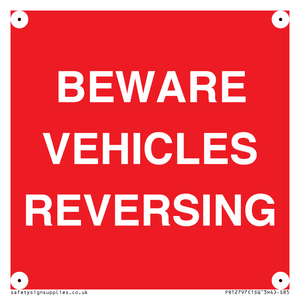 PR12797: BEWARE VEHICLES REVERSING