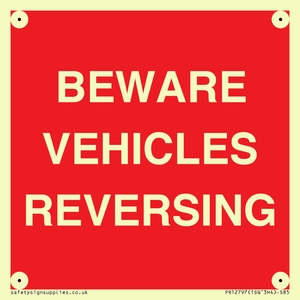 PR12797: BEWARE VEHICLES REVERSING