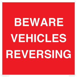 PR12797: BEWARE VEHICLES REVERSING