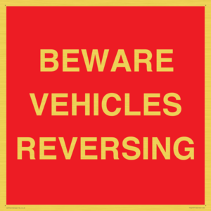 PR12797: BEWARE VEHICLES REVERSING