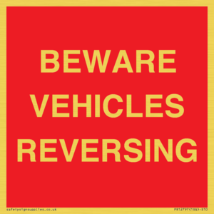 PR12797: BEWARE VEHICLES REVERSING