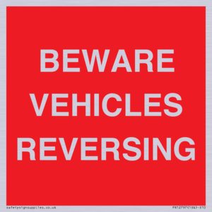 PR12797: BEWARE VEHICLES REVERSING