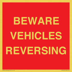 PR12797: BEWARE VEHICLES REVERSING