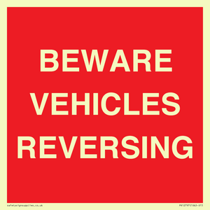 PR12797: BEWARE VEHICLES REVERSING