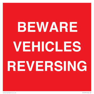 PR12797: BEWARE VEHICLES REVERSING